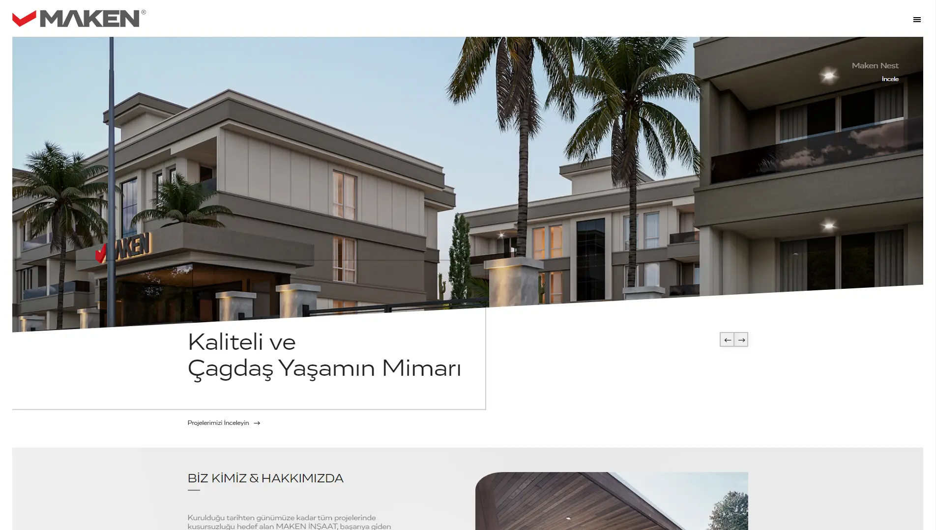 Maken İnşaat — proje görseli