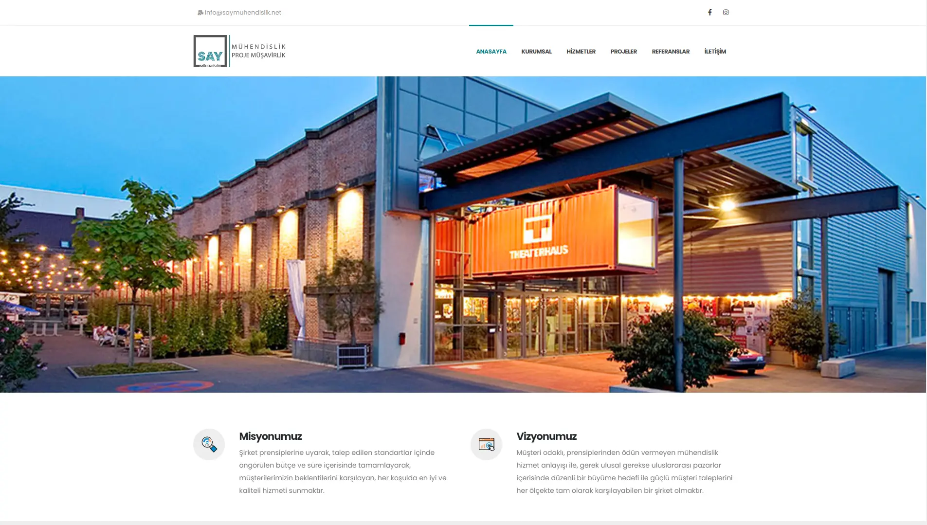 Say Mühendislik — proje görseli